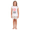 Girls summer pajama set Donut t-shirt + shorts